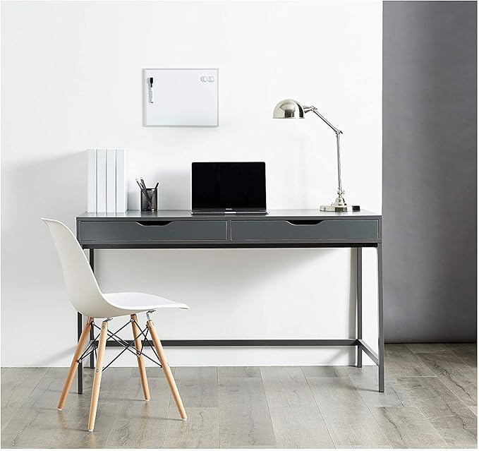 Amazon Basics Small Dry Erase Whiteboard, Magnetic Whiteboard with Marker and Magnets, 11"W x 14"H, Aluminum Frame