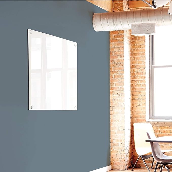 Quartet Dry Erase Board, Magnetic Whiteboard 48" x 48", Glass Board for Wall, Infinity, Brilliance White (G24848W)