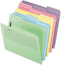 Pendaflex 45270 Printed Notes Folders with Fastener, 1/3 Cut Top Tab, Letter, Assorted (Pack of 30)