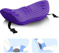 Lumbar Support Pillow,a backrest Pillow Used to Relieve Lower Back Pain,ergonomically Designed with Straps That can be Easily Secured to Office Chairs,Cars,beds,and Other Items.Purple