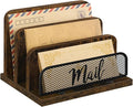 YINMIT Mail Organizer Countertop, Mail Holder with 3-Slot, Desktop Mail Sorter, Mail Organizer for Desk, Letter Sorter File Holder, Office Desk Organizers and Accessories