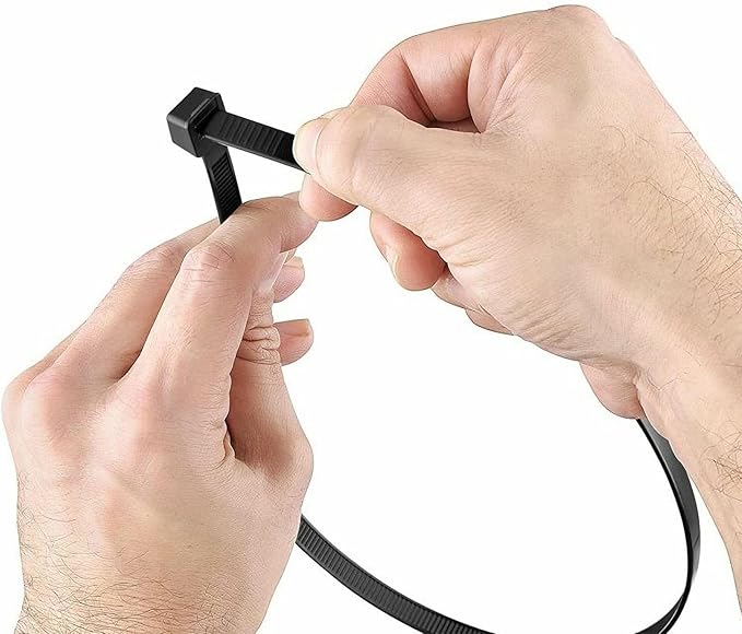 extra long zip ties heavy duty 32 inch large cable ties for outdoor use black nylon ties 30 pcs uv resistant industrial tie wrap 200lb Tensile Strength