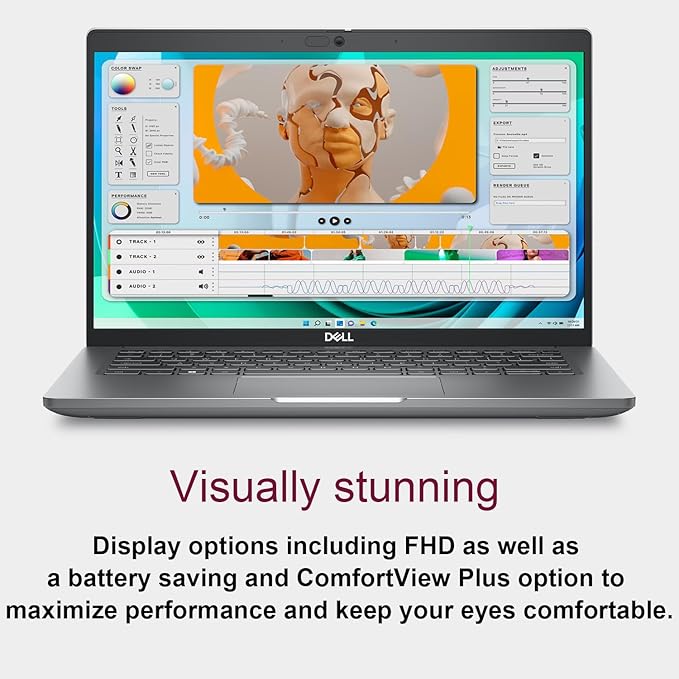 Dell Latitude 5450 5000 Business AI PC Laptop (14" FHD, Intel 12-Core Ultra 5 135U (> i7-1355U), 16GB DDR5 RAM, 512GB SSD), 2x Thunderbolt 4, 1080p RGB HDR Webcam, Backlit, Ethernet, Win 11 Pro