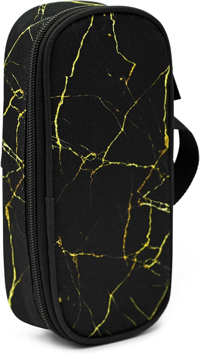 Marble Pencil Case Pencil Pouch Large Capacity Pen Bag School Office Organizer Stationery Storage Box For Girls Boys Teen Kids