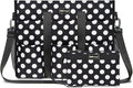 TOPDesign Utility Water Resistant Tote Bag with 22 Pockets, Top Zipper Closure & Thick Bottom Support, for Working Women