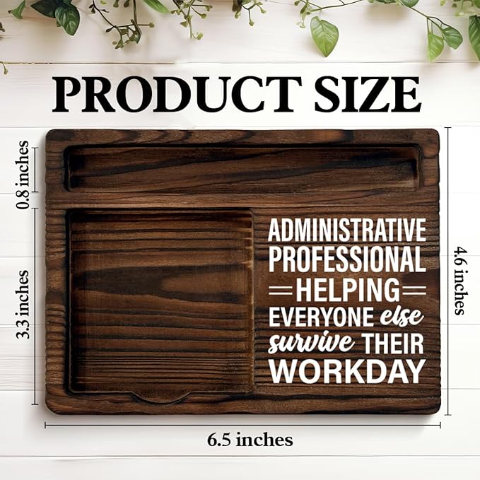 Administrative Professional Gifts, Appreciation Gifts for Secretary Admin Administrative Assistant Sticky Note Holder for Office Desk Decor