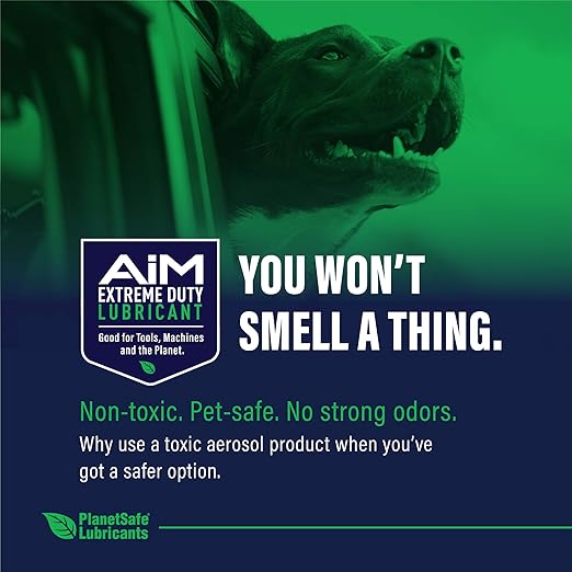 PlanetSafe Lubricants AiM Paper Shredder Oil/Lubricant - 1 oz - Reduces Friction & Noise, Keeps Blades Sharp, Water-Repellent - Ideal for Paper Shredders, Shredding, No Sheets - Made in The USA!