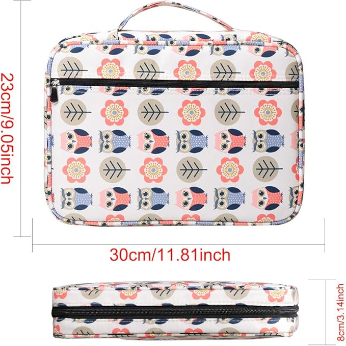 BOMKEE Coloring Pencil Case 220 Slots Pencils/Gel Pens Organizer Waterproof Travel Case Zipper Carrying Portable Pencil Markers Pen Holder Bag for Painter Writers