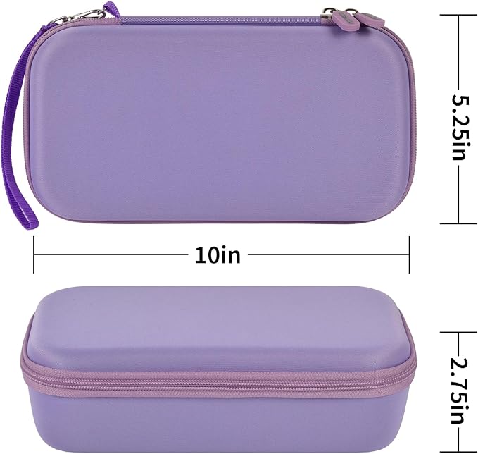 Pencil Case Pen Pouch Bag, Large Capacity Pencils Organizer Holder Office College Stationery Pen Marker Storage Supplies for adults, NOT INTENDED FOR USE BY CHILDREN 12 AND UNDER, Box Only (Purple)