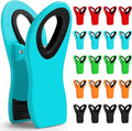 Jetmore 20 Pack Chip Clips, Bag Clips, Paper Clips, Binder Clips, Magnetic Clip for Chips and Other Food Bags, Snack, Office & Kitchen Use, Chip Clip Heavy Duty, Office Paper Clamps