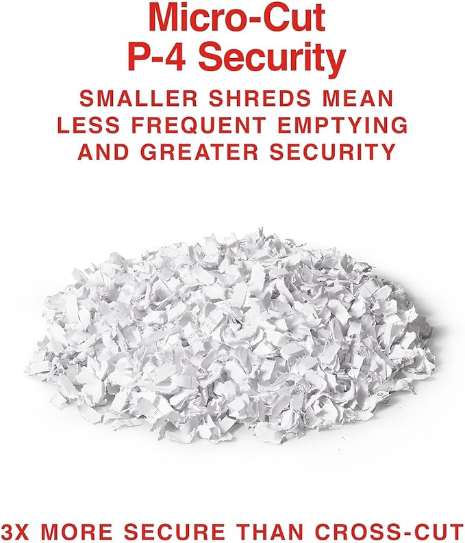 Staples 20-Sheet Micro-Cut Shredder – High-Security Microcut for Paper, Cards & Discs, Ultra-Quiet Office Shredding