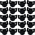 Magnet Zip Tie Mount Clips Magnetic Zip Ties Mount Holder 25LBS Strong Multipurpose Wire Cable Holder Mount Wire Clips Management for Home Office Marine Electrical Wiring (20 PCS)