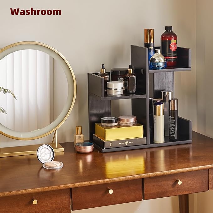 Book Organizer for Desk, Cute Desk Top Organizing, Tree Bookshelf Unique Nursery Bookcase, Book Ends for Desk, Book Holder for Shelf Black YD-DSR002B