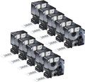 NineLeaf 10 Pack Compatible for Dymo D1 53713 Label Tape S0720930 D1 1 Inch Black on White Label Maker Refills for LabelManager 400 450 450D 500TS LabelWriter 400 450 Duo 3M