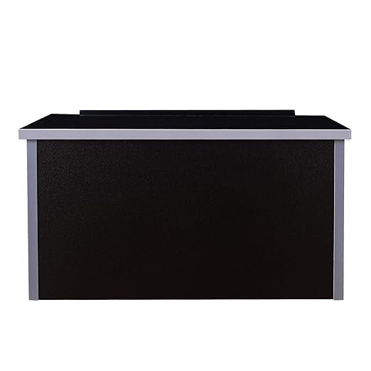 OEF Furnishings OEF22BK Commercial-Grade Tabletop Lectern with Storage Shelf (Black, High-Pressure Laminate Top)