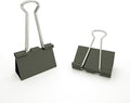 Nctinystore Binder Clips Medium Metal Clamp 1.25 inch / 32 mm (Black, 12-PCS)
