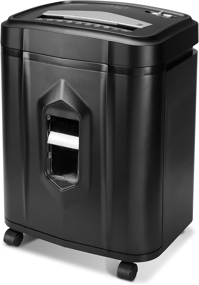 Aurora AU1235MA Professional Grade 12-Sheet High Security Micro-Cut Paper and Credit Card Shredder/ 20 Minutes Run/Security Level P-5