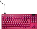 Logitech G PRO X TKL Rapid Tenkeyless Wired Gaming Keyboard with Magnetic Analog Switches, RGB - Magenta, PC Gaming Keyboards, Pro