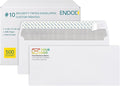 500#10 Custom Printed Envelopes Self Seal, Security Tinted, #10 Custom Business Envelopes with Logo and Text, Peel and Seal Closure, Personalized Envelopes, White 24 lb Paper, 4 1/8 x 9 1/2 Inch