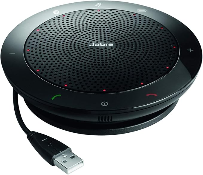 Jabra Speak 510 MS & Link 370 - Professional Unified Communicaton Speakerphone (Renewed)