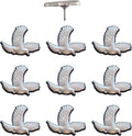 Bird Push Pins - Silver Flying Bird Map Pins - Birdwatching Tacks for Cork Boards, Maps, or Lapel Use - Designed in USA - Set of 10