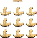 Bird Push Pins - Gold Flying Bird Map Pins - Birdwatching Tacks for Cork Boards, Maps, or Lapel Use - Designed in USA - Set of 10