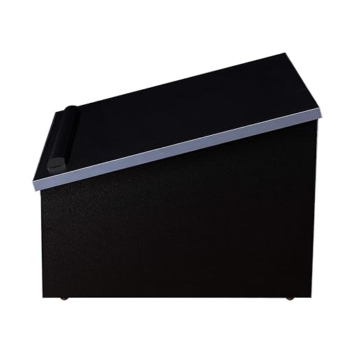 OEF Furnishings OEF22BK Commercial-Grade Tabletop Lectern with Storage Shelf (Black, High-Pressure Laminate Top)