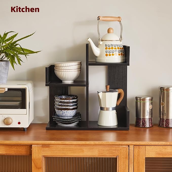 Book Organizer for Desk, Cute Desk Top Organizing, Tree Bookshelf Unique Nursery Bookcase, Book Ends for Desk, Book Holder for Shelf Black YD-DSR002B