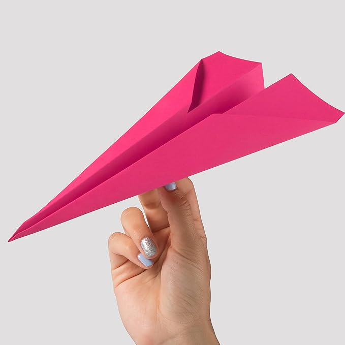 JAM PAPER Colored 24lb Paper - 90 gsm - 8.5 x 11 - Ultra Fuchsia Pink - 50 Sheets/Pack