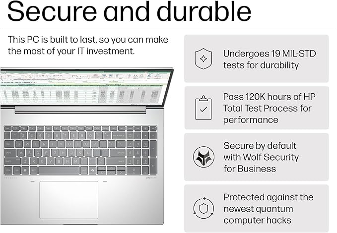 HP ProBook 460 G11 Business Laptop (16" FHD+ Anti-Glare, Intel Core Ultra 5 125U (> i7-1355U), 32GB DDR5 RAM, 1TB SSD) Backlit, Fingerprint, 1080p Webcam, Wolf Security, Win 11 Pro, 2025 AI PC