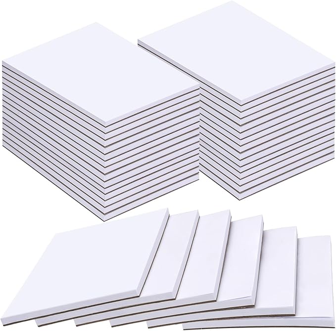 Note Pads 3x5, 36 Pack Small NotePads, Server Note Pads, Scratch Pads 3x5, Memo Pads White Paper, 50 Sheets per Blank Note Pads 3x5, Mini Writing Pads Pocket Notepads for Office School Home Supplies