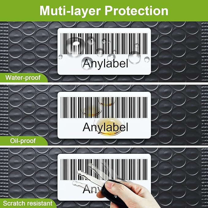 Compatible Standard Address Labels Replacement for Brother DK-1201 (1.1" X 3.5”), Use with Brother QL Label Printers (12 Rolls + 1 Reusable Cartridge, 400 Labels/Roll)