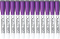 Volcanics Magnetic Dry Erase Markers With Eraser Cap Whiteboard Markers Low Odor Fine Tip Whiteboard Pens for Kids, Pack of 12, Purple