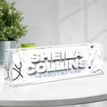 Custom Name Plate for Desk, Employee Appreciation Gifts, Office Decor, Acrylic Desk Name Plate Personalized, Office Desk Accessories, Funny Office Gifts for Coworkers Boss Teacher (Nurse B)