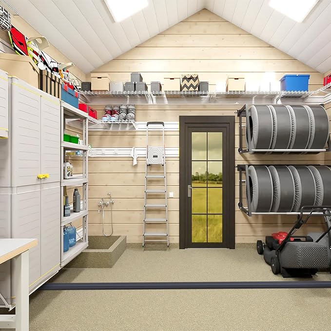 Eapele Floor Cord Cover 6.5ft Cord Covers for Wires on Floor, Heavy Duty Extension Cord Cover, Rubber Floor Cable Cover, Prevent Trip Hazard for Sidewalk Home Office Outdoor or Indoor Settings (Grey)