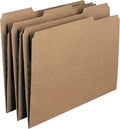 Smead Fastener File Folders, Reinforced 1/3-Cut Tabs, 1 Fastener, Letter Size, Kraft, 50 per Box (14834)