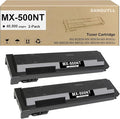 SANQUYLL MX 500NT Black Toner Cartridge Compatible for Sharp MX-500NT MX-M283N MX-M363N MX-M363U MX-M453N MX-M453U MX-M503N MX-M503U Printer High Yield 40,500 Pages 2 Pack