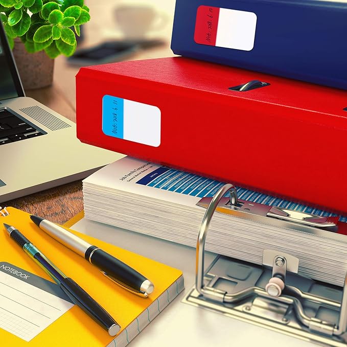 Jovitec 800 Pcs Sticky Index Tabs Sticky Page Markers Notes File Tabs Writable Repositionable File Flags Labels for Pages or Book Markers Binders Reading Notes Classify Files 40 Sets
