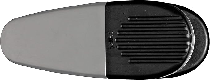 10 Magnetic Memo Holders Set - Large Clip, Plastic - Silver Black