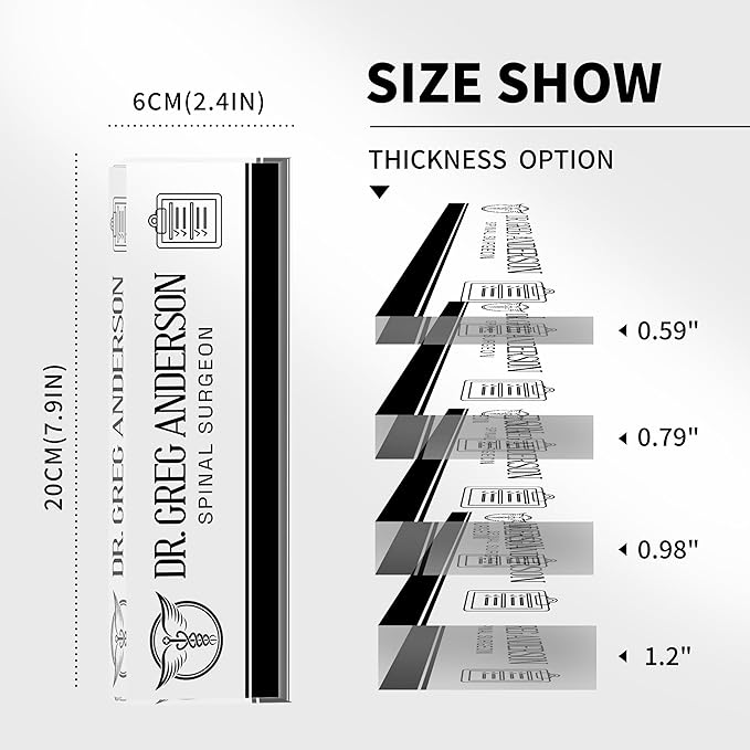 Desk Name Plate Personalized, Doctor Name Plate for Desk, The Office Gifts Employee Appreciation Gifts for Doctor and Nurse, Office Desk Decor for Women and Men