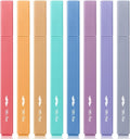Mr. Pen- Aesthetic Highlighters, 8 pcs, Jewel Tones, Chisel Tip, Cute Highlighters Assorted Colors