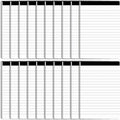 MuiAng 20 Pcs Perforated Note Pads College Ruled - 4" x 6" Inch Writing Notepad for Daily Planning - Perforated Small Notepads with 30 Sheets per Pad - Ruled Papers
