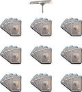 Playing Cards Push Pins - Silver Deck of Cards Map Pins for Cork Boards, Maps, or Lapel Use - Designed in USA - Set of 10