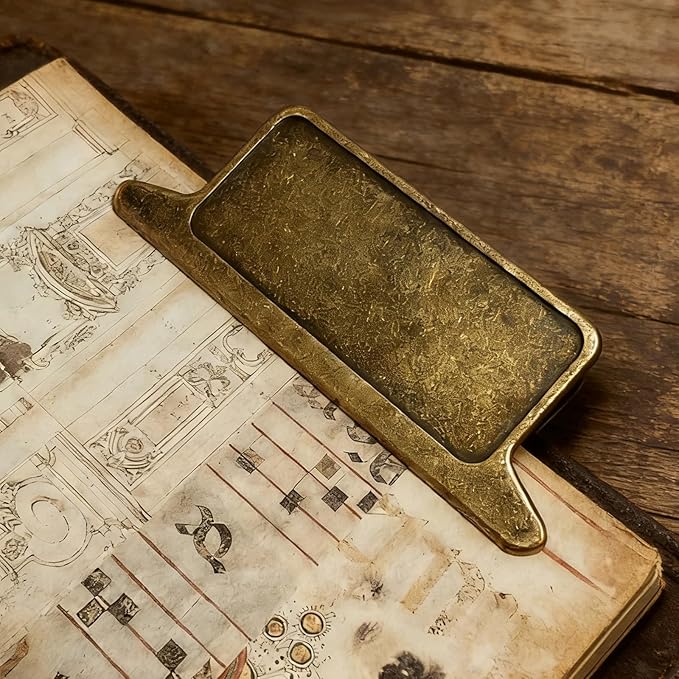 Vintage Metal Book Clips, Page Holder, Paper Binder Clips for Bullet Journal, Planner, Traveler's Notebook