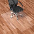 Naturehydro Office Chair Mat for Hardwood Floor, 48" x 36" Transparent Floor Protector,Easy Glide Rolling Desk Chair Floors Mat, BPA and Phthalates Free (with Lip)