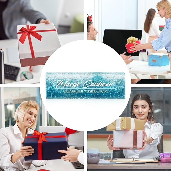 Personalized Name Plate for Office Desk Decor, Custom Gifts for Boss, Manager, Teacher, Nurse, Doctor, Lawyer, Employee Appreciation