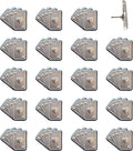 Playing Cards Push Pins - Silver Deck of Cards Map Pins for Cork Boards, Maps, or Lapel Use - Designed in USA - Set of 20