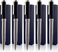 Ancolo Personalized Pens - Advertising Buesiness Gift Office Writing Set- Engraved with Your Message Name Company Team Name, Phone Number Perfect for Business Men 5 Pens/BOX
