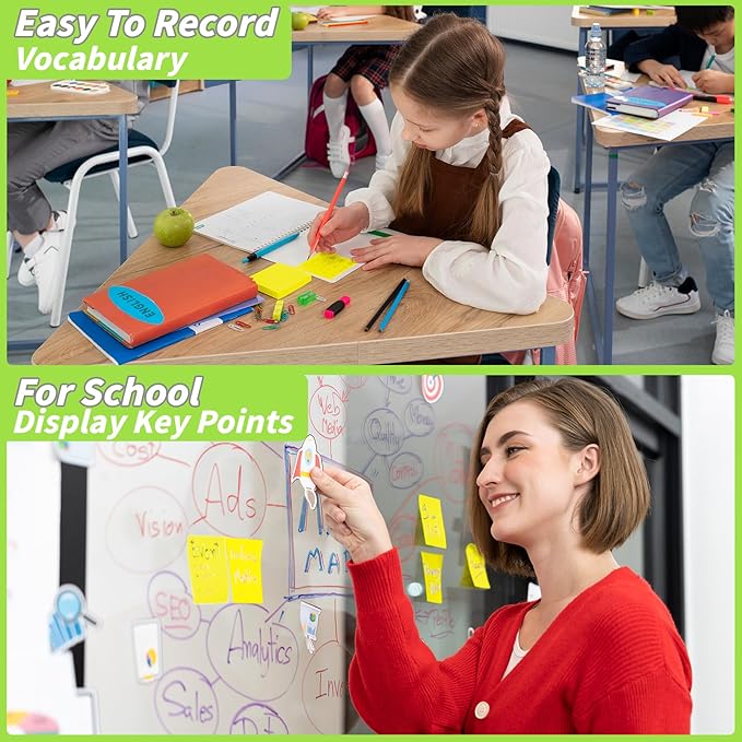 60Pack Yellow Sticky Notes 3x3, Yellow Sticky Pads, Self-Stick Pads,Self-Stick Pads 75 Sheets/Pad, Easy to Post for Teacher Student School Office Meeting Blank Desk Pads,Total 4500 Sheets