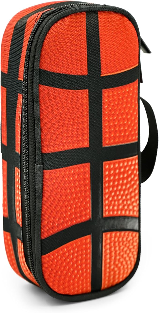 Basketball Pencil Case Pencil Pouch Large Capacity Pen Bag School Office Organizer Stationery Storage Box For Girls Boys Teen Kids